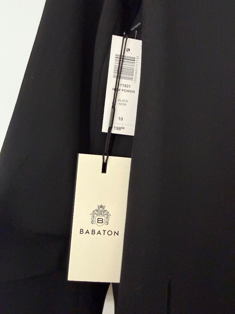 Babaton Black Blazer Jacket - Size 10 - Picture 3 of 4